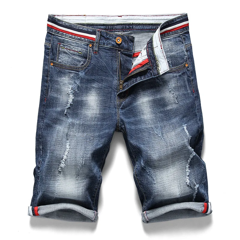 

Mens Retro Casual Shorts Summer Breathable Denim Shorts Men Jeans Vintage Faded Multi-Pockets Biker Short Jeans work Plus Size
