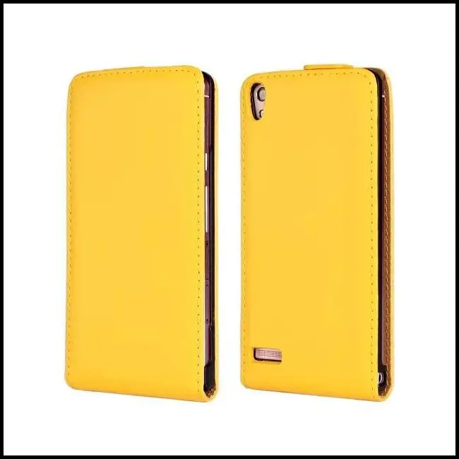 Чехол-книжка для huawei Ascend P6, кожаный Вертикальный чехол, сумка для мобильного телефона, чехол для huawei P6 Capinha