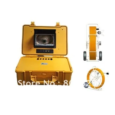 Труба Инспекционная машина с подводной камерой и 7 дюймов TFT ЖК панель