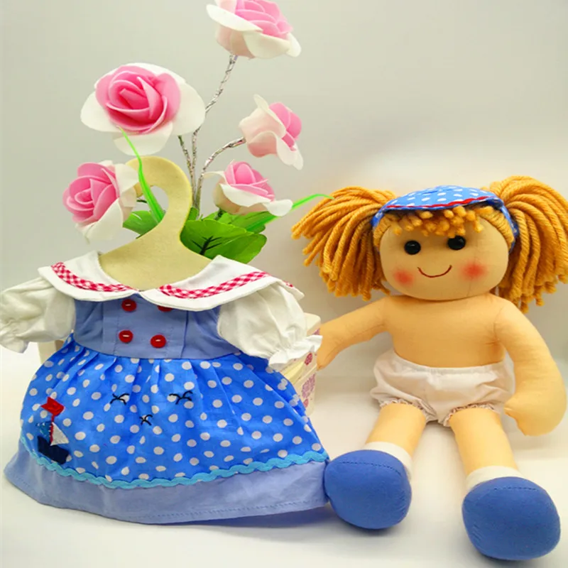 Мягкая тряпичная кукла игрушка для девочек мягкая детей 16 дюймов 17 синяя розовая