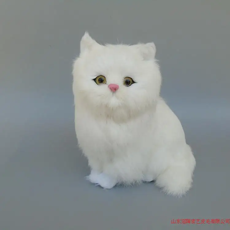

Simulation cat polyethylene&furs cat model funny gift about 24cmx24cm