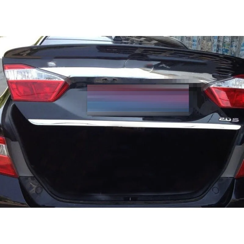 Для Тойота Aurion Altis Camry азиатские 2012 2017 из нержавеющей стали задний багажник Дверь