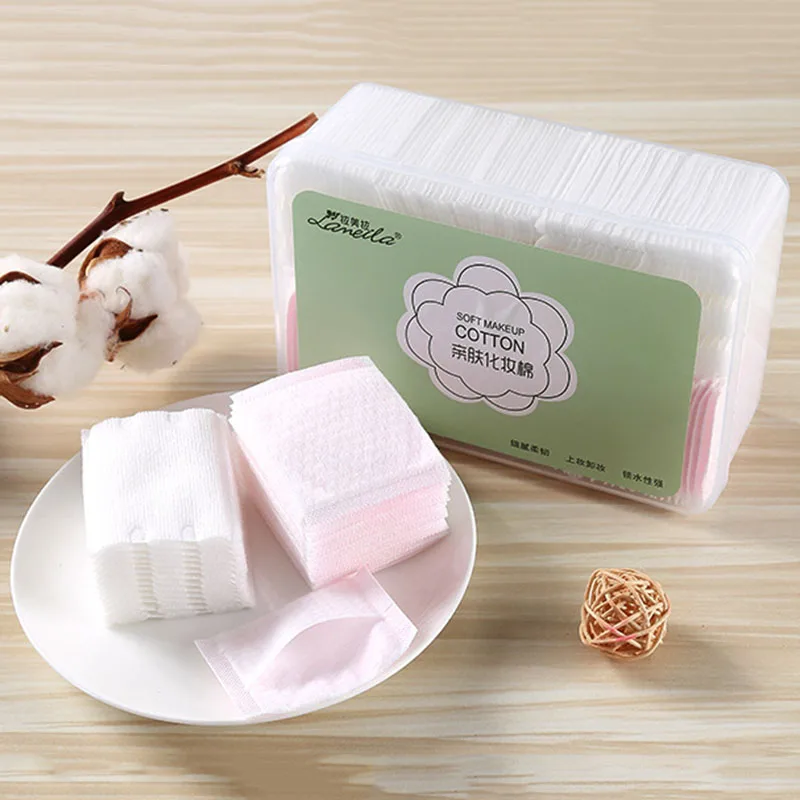 130 шт одноразовые накладки из хлопка для макияжа лица очистки удаления лака