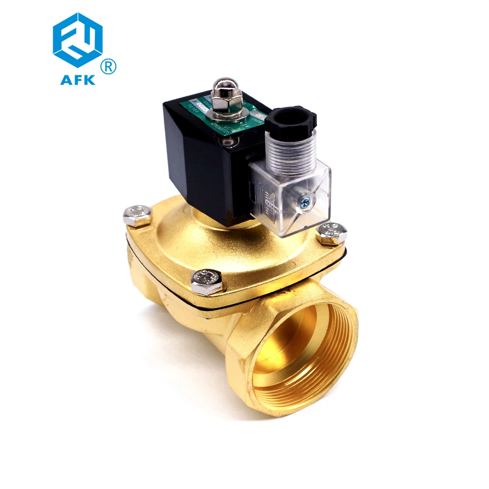 2 Way Латунь 6 бар N/C 1 1/4 &quotГазовый электромагнитный клапан 24V DC AC220V|solenoid valve 24v|solenoid