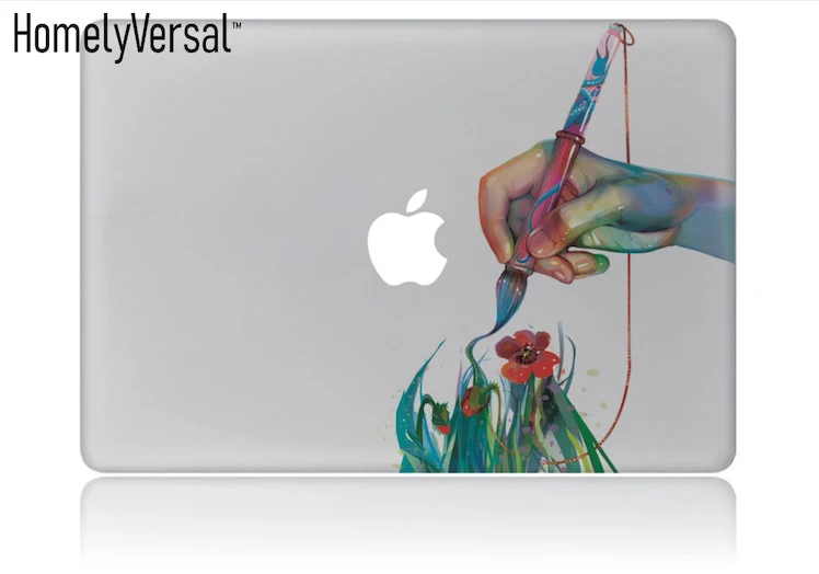Красивый чехол для ноутбука наклейка для Apple Macbook Pro Air 13 11 15 мультфильм Кожа ноутбука оболочка для Macbook - Цвет: Коричневый