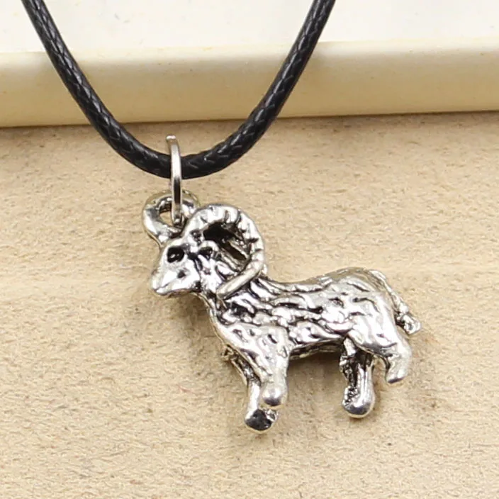 Новый Прочный черный чокер из искусственной кожи с очаровательным шнурком козы и