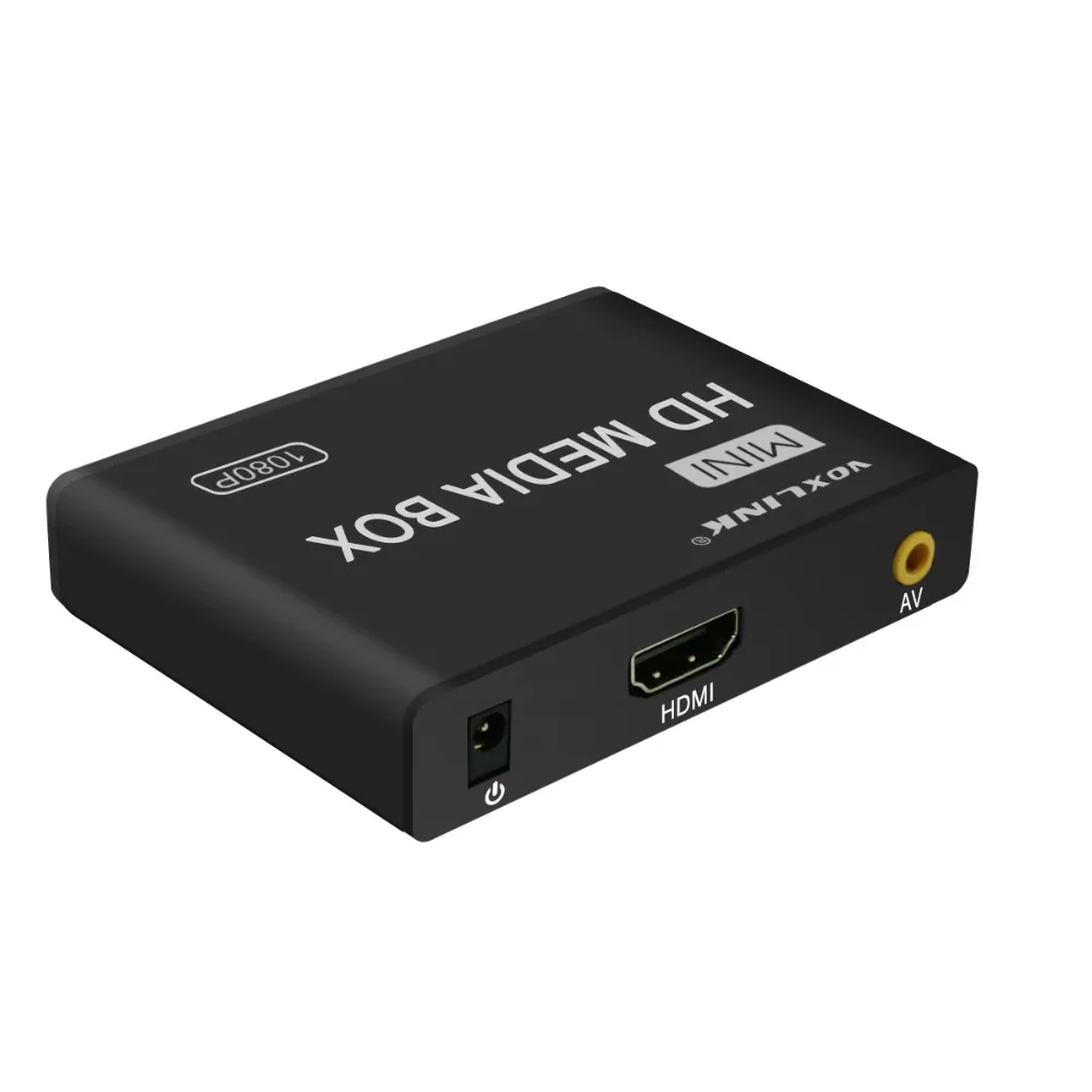 Мультимедиа Mini HDMI 1080P Full HD медиаплеер ТВ коробка с поддержкой MKV RM SD USB SDHC MMC HDD (BOXCHIP