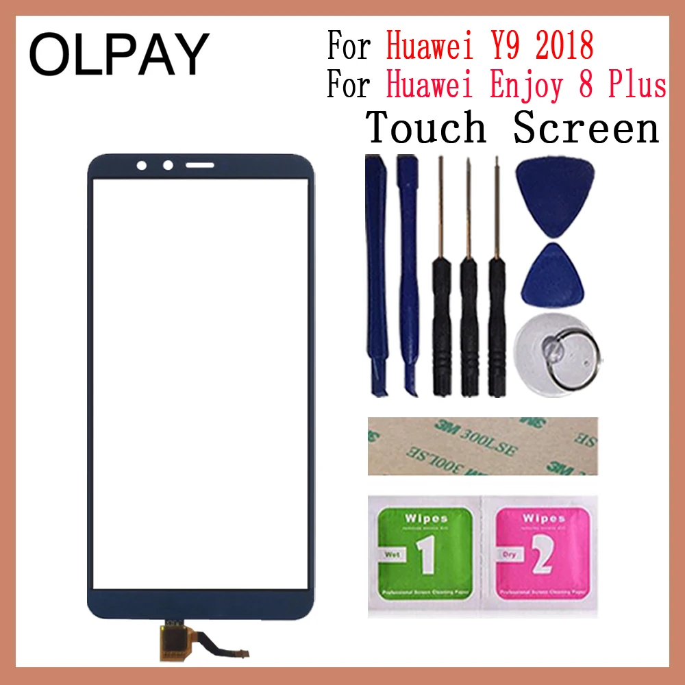 

5.93" For Huawei Y9 2018 Touch Screen Digitizer For Huawei Enjoy 8 Plus Touch Panel Touchscreen Sensor Front Glass
