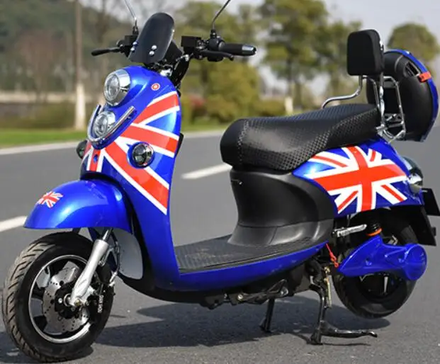 Red Blue 60V Электрический мотоцикл, много стилей, светодиодный, водонепроницаемый, кожа, подушка, двойной дисковый тормоз, демпфирование, 1200 кВт, 60 В, 72 в, мопед, для взрослых - Цвет: Red Blue 60V