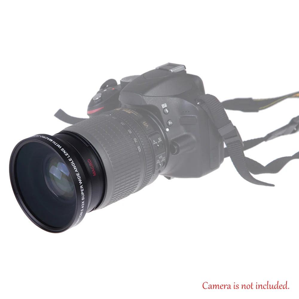 Цифровой супер широкоугольный объектив 67 мм высокой четкости 0 43x для Canon Rebel T5i T4i