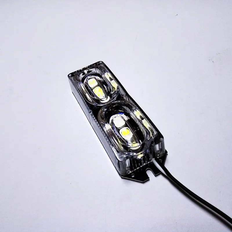 1 Набор 4 в беспроводной дистанционный пульт 4X 6LEd 12V автомобиль Предупреждение