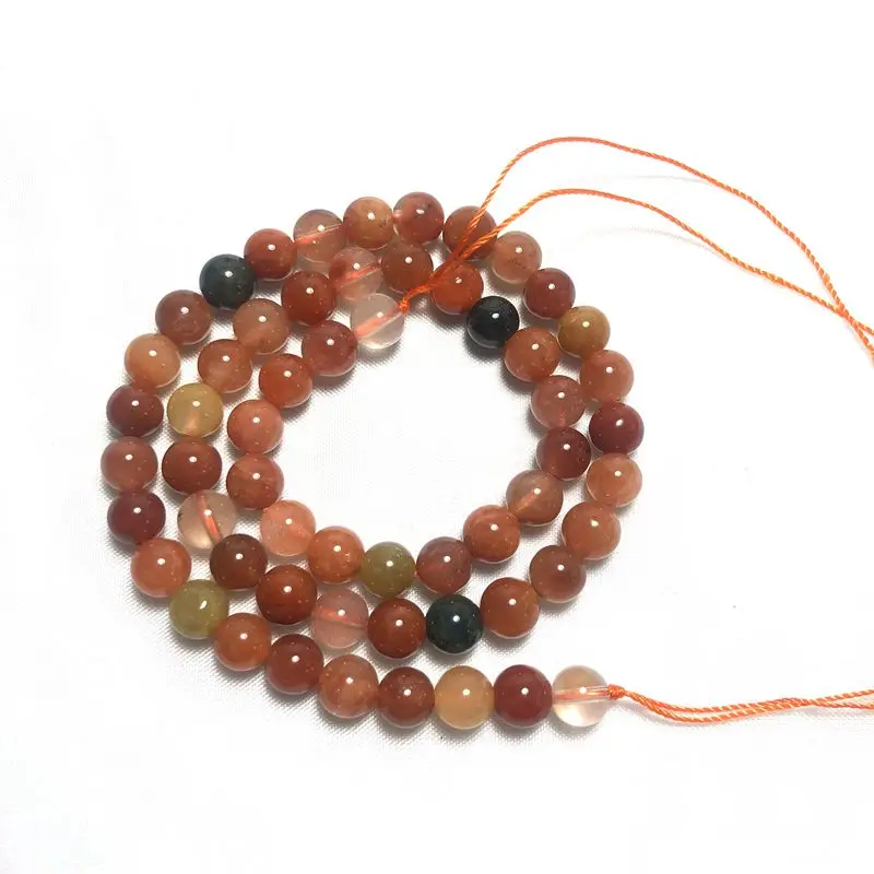 This has a 6mm size natural crystal semi-finished product Fu Lushou for DIY Bracelet necklace key chain | Украшения и аксессуары