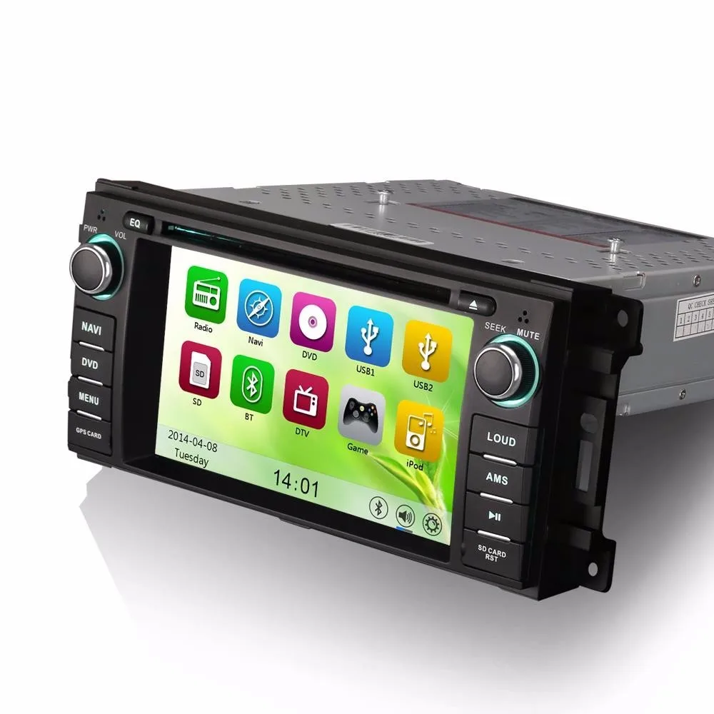 Автомобильный DVD GPS навигатор для Jeep Compass Grand Cherokee Liberty Patriot Wrangler Mitsubishi Raider 2005 2006 2007