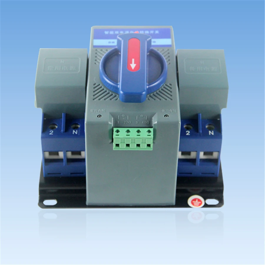 2P 63A 230V MCB тип двойной мощности автоматический переключатель ATS