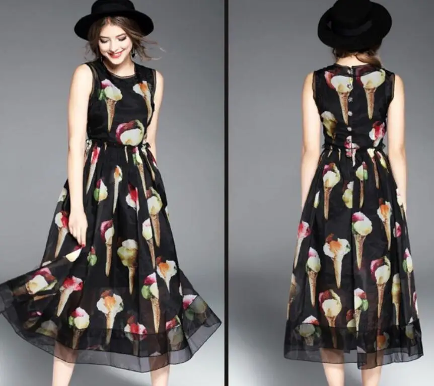 Запад женские со стразами Цветочные рукавов взлетно-посадочной полосы печатных