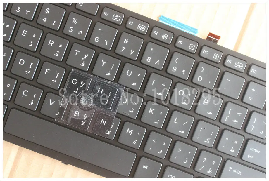 Новый арабская клавиатура Клавиатура для ноутбука hp Zbook 15 17 733688 171 черный
