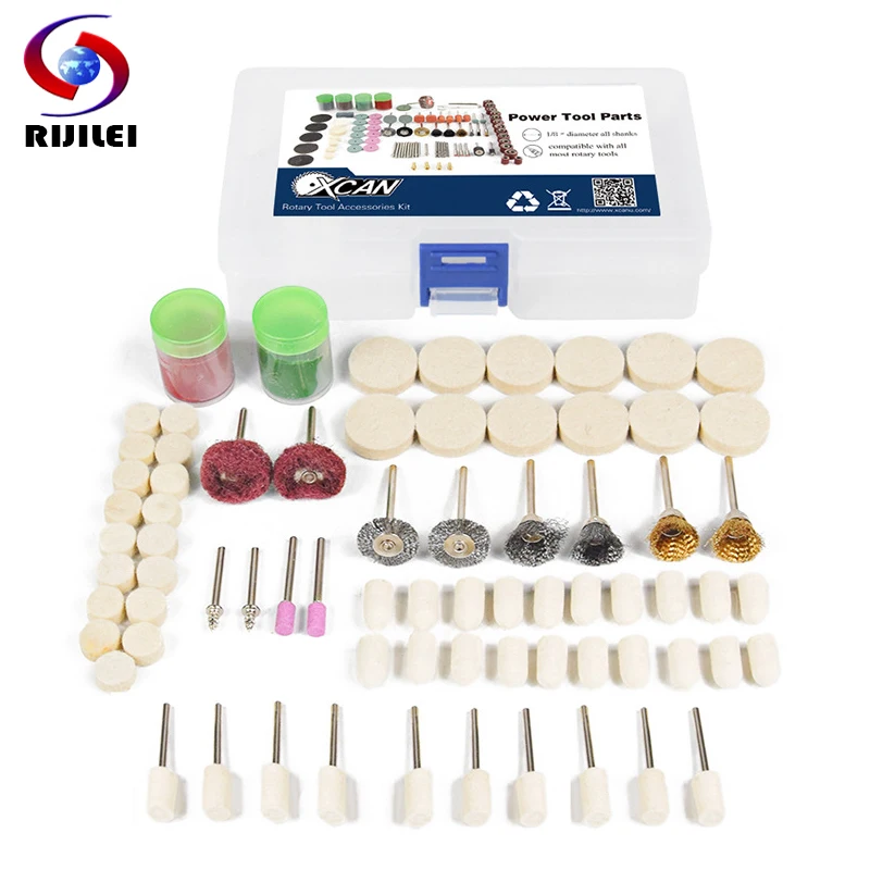 

RIJILEI Brand 73PCS BIT SET SUIT MINI DRILL ROTARY TOOL & FIT DREMEL Grinding, Carving, Polishing tool sets, Grinder head