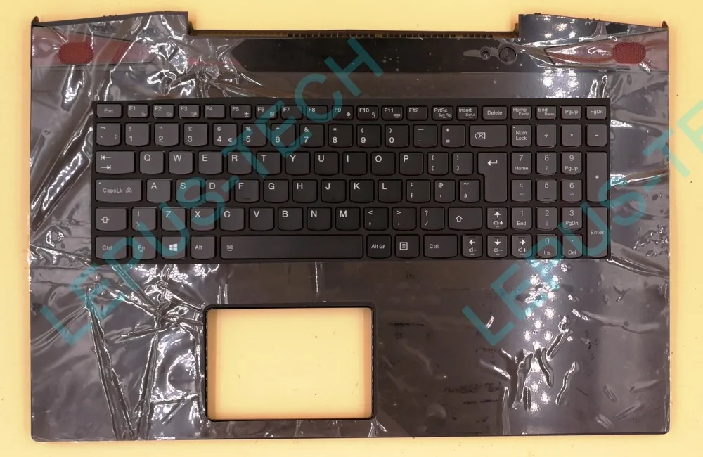 Великобритания английская(США) клавиатура для LENOVO Y70 Y70-70 Великобритании Клавиатура с palmrest подсветкой красный с подсветкой