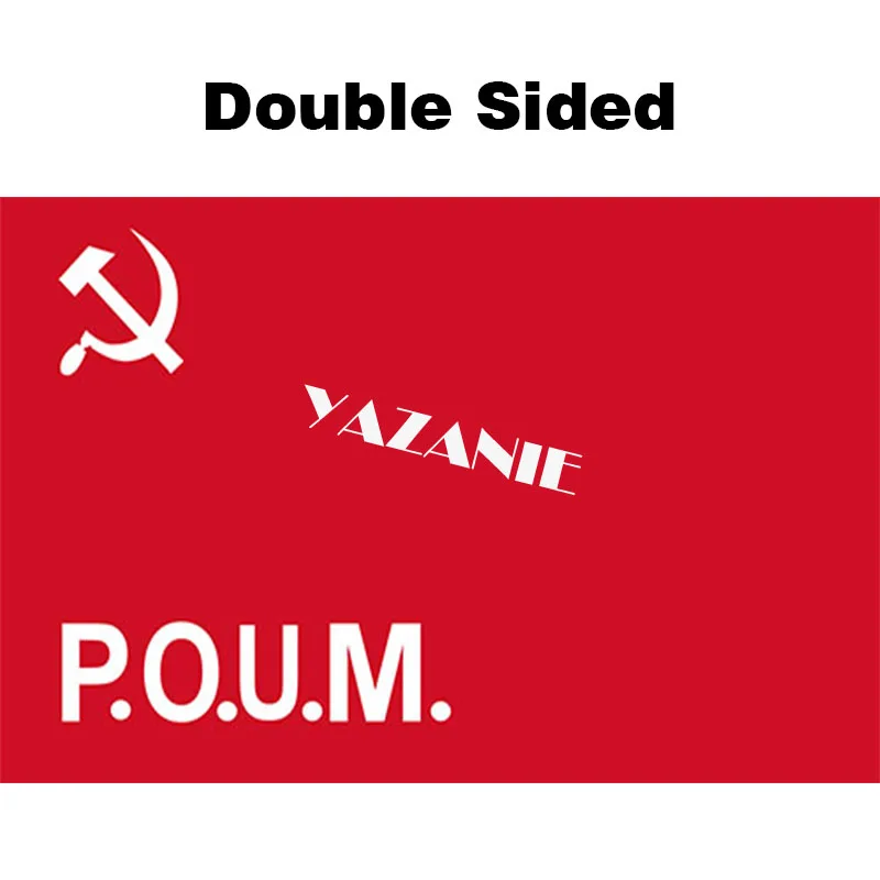 Double Sided YAZANIE любой размер двухсторонний 3* 5ft Испания гомосексуальный пум шаблон La Gomera Huelva Falange флаги и баннеры Испания гей флаги - Цвет: Double Sided