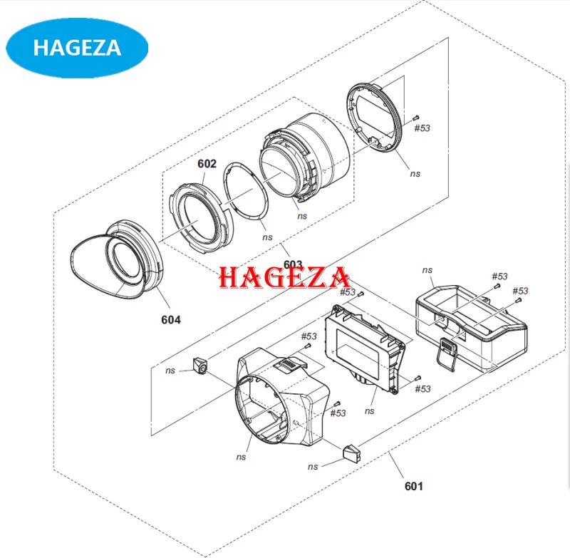 

100%New Original for SON PXW-FS7K 35mm XDCAM Camcorder Viewfinder eyepiece magnification section FS-7 A2063335A