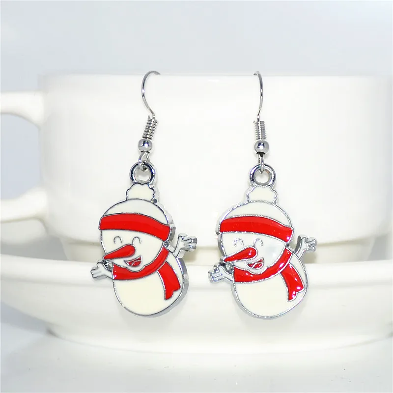 Uodesign New Fashion Women Santa Claus Snowman lovely Tree Bell Christmas Jewelry Earring For Gift | Украшения и аксессуары