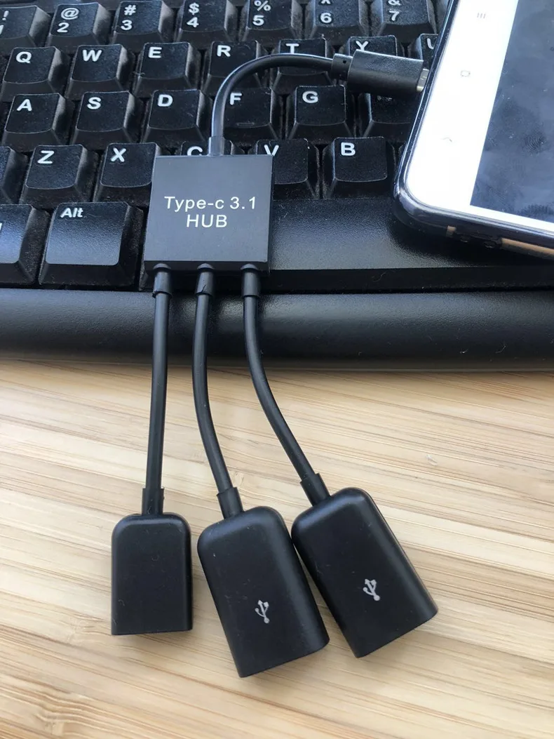 3 в 1 Type C к Micro USB 2 0 хост зарядного устройства OTG хаб кабель адаптер для SAMSUNG Galaxy X/Note
