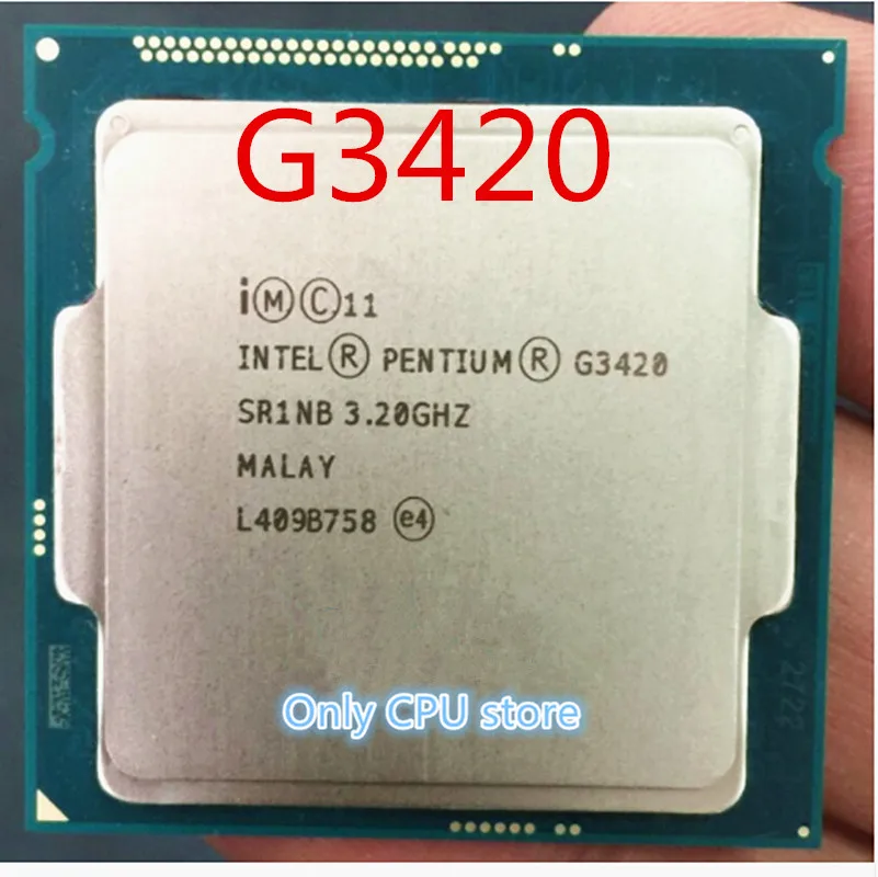 Двухъядерный процессор Intel G3420 LGA1150 22 нанометра 100% рабочий для настольного