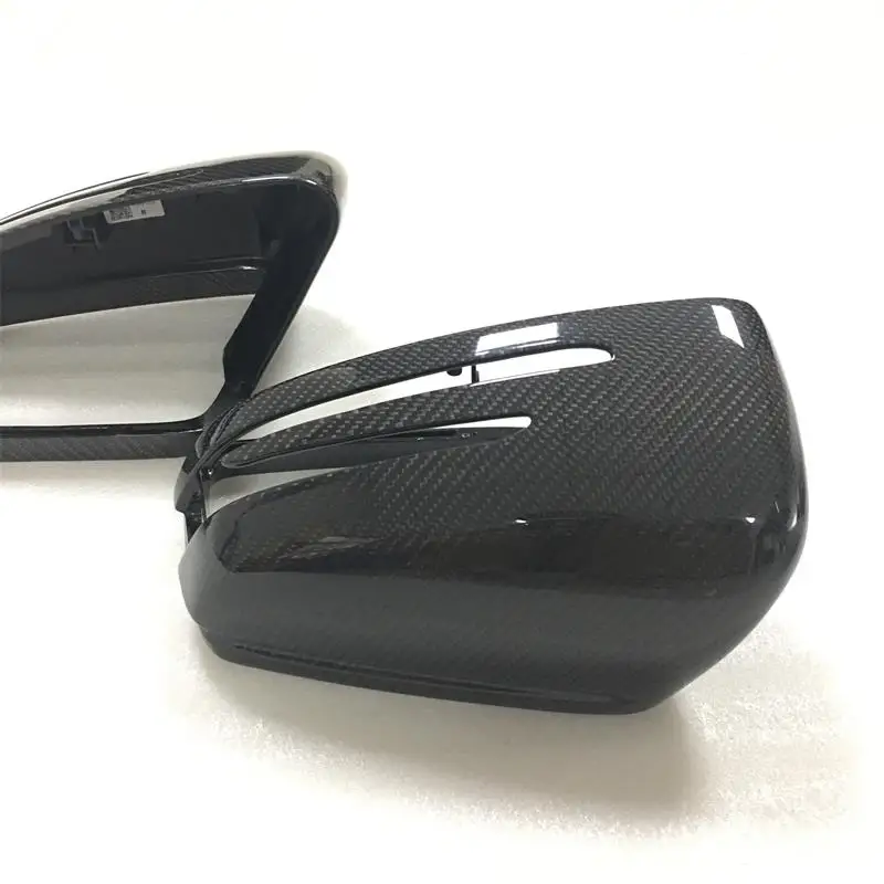Для Mercedes Mirror W204 W212 W207 W176 W218 карбоновое зеркало Mercees A B C E S наклейки CLS, GLK класс CLS замена зеркала из углеродного волокна