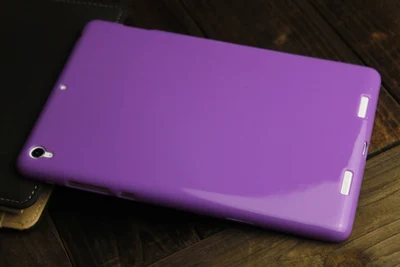 purple Для Xiaomi mi pad 1 мягкий чехол 7,9 дюймов сплошной цвет Силиконовый ТПУ противоударный чехол mi pad1 - Цвет: purple