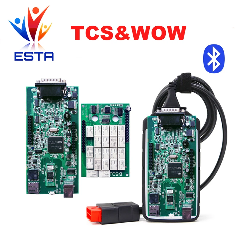 Автомобильный диагностический инструмент WoWds150 V5.008 R2 с Bluetooth + Keygen новый WOW VCI лучше
