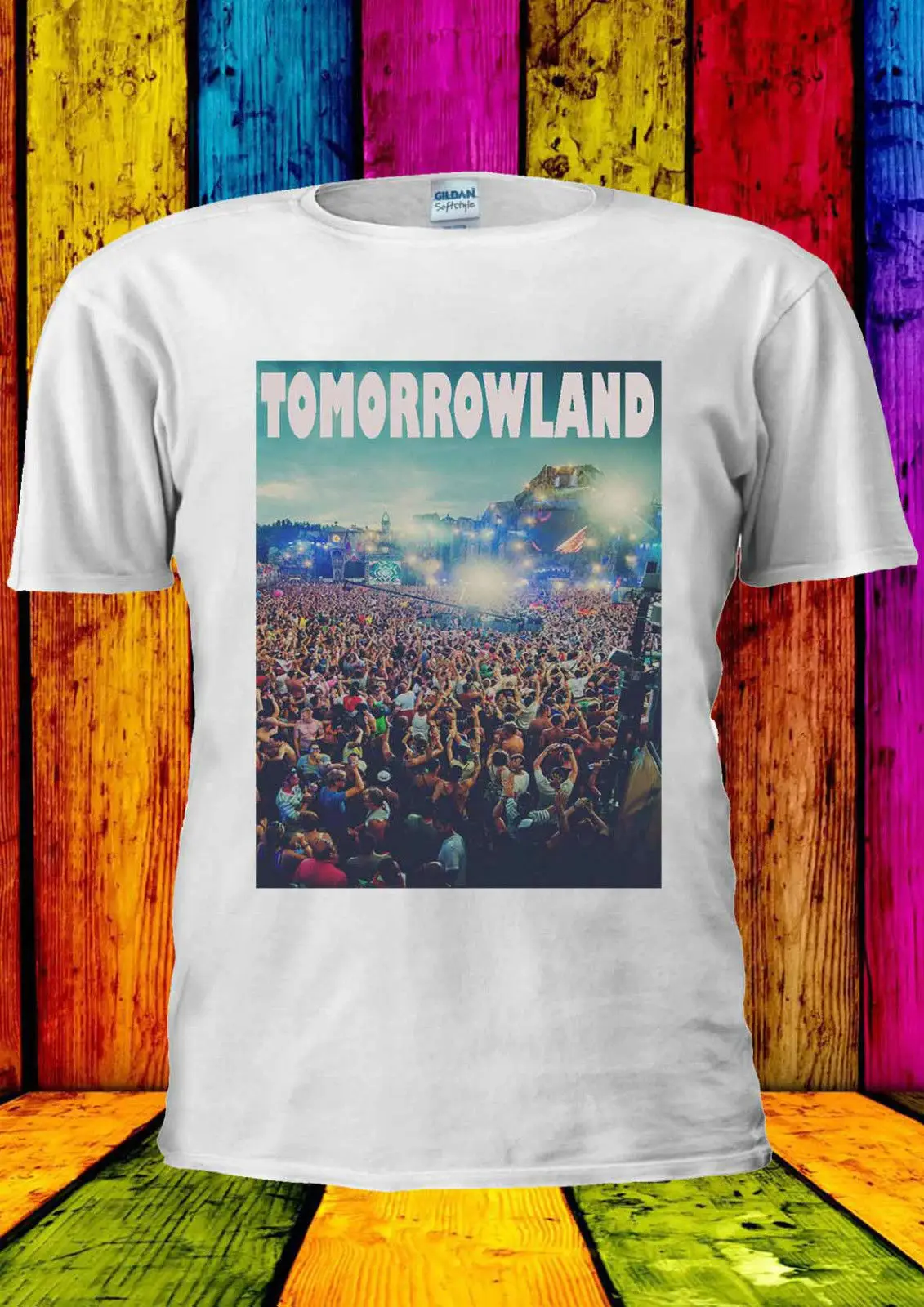 Tomorrowland завтра Land вечерние футболка Для женщин унисекс 1068|Футболки| |
