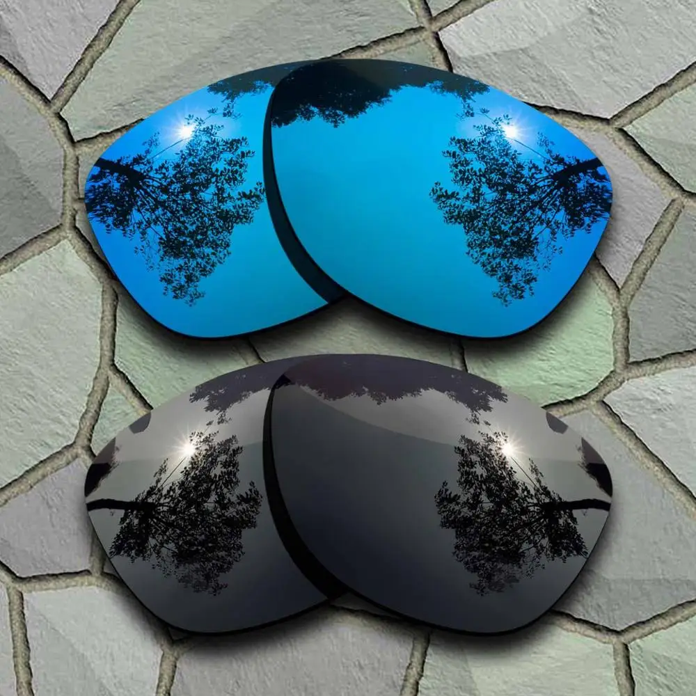 Black-Sky Blue Солнцезащитные очки поляризованные Сменные линзы для Oakley Frogskins-сорта - Цвет линз: Black-Sky Blue