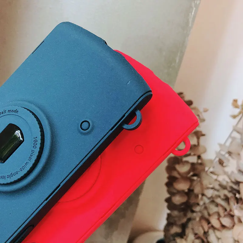 Boucho для iPhone х Прохладный 3D Ретро Камера телефона Чехлы 6 6s 8 7 Plus чехол мягкий