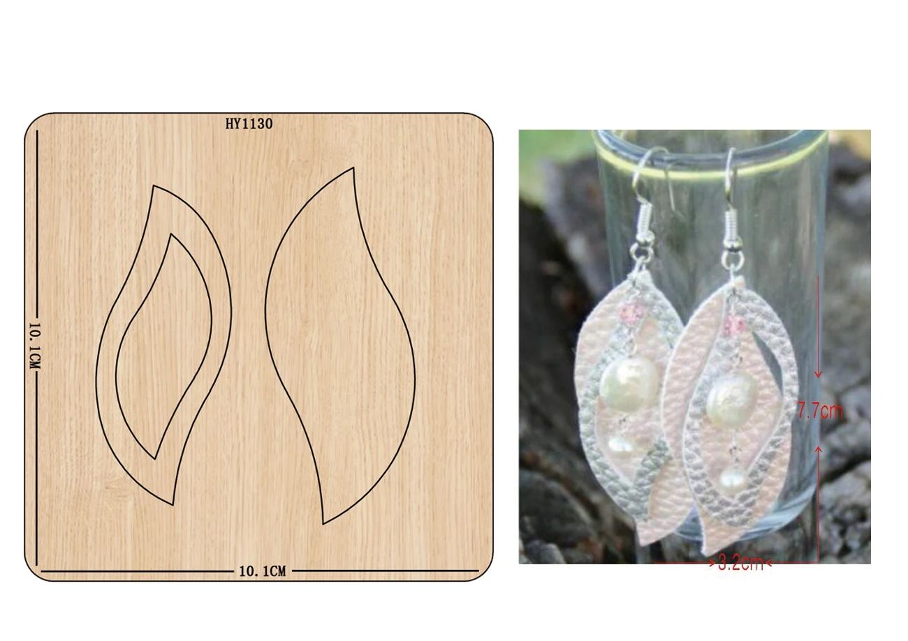 

earrings cutting dies 2019 die cut & wooden dies Suitable for common die cutting machines on the marke