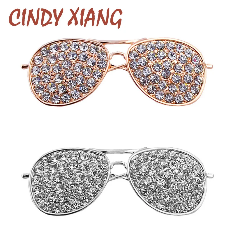 Женские броши в форме солнцезащитных очков CINDY XIANG 2 цвета|sunglasses brooch|brooches for womenbrooch