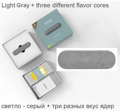 Light Gray Set Xiaomi Guildford автомобильный воздушный выход ароматерапия лимон/Апельсин/оливковое натуральное здоровье ароматический шкаф Арома ребенок очиститель воздуха - Цвет: Light Gray Set
