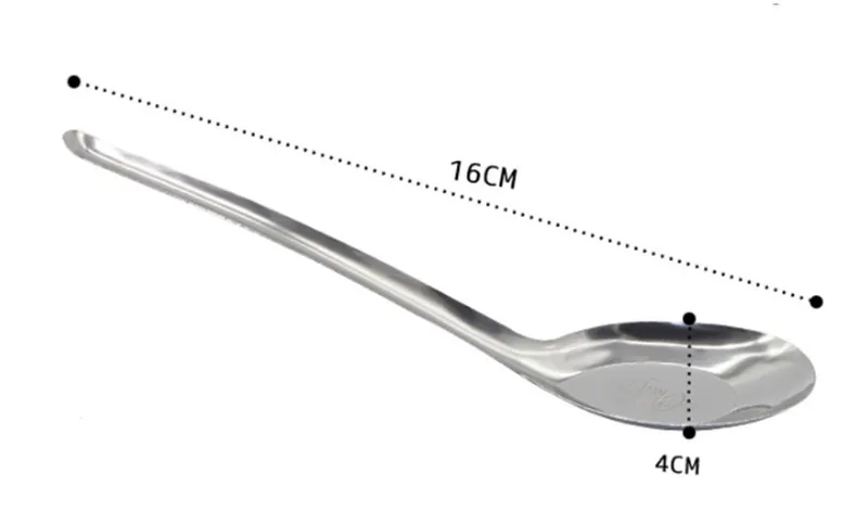 Ложки для супа с длинной ручкой из нержавеющей стали чайные кофейные ложки