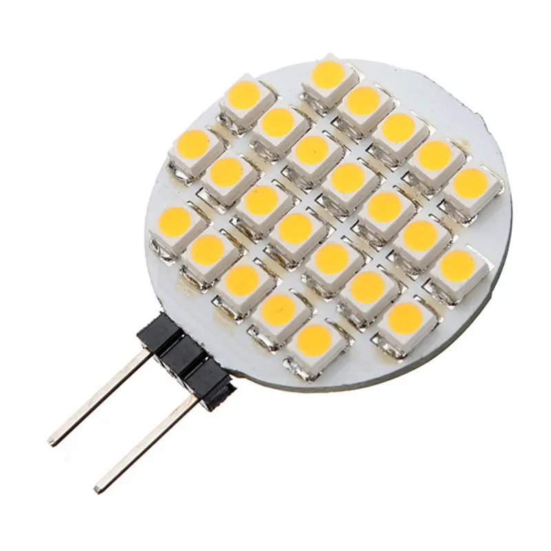 Светодиодный светильник G4 1 Вт 3 4 5 5050 SMD Кукуруза холодный белый теплый 12 в пост.