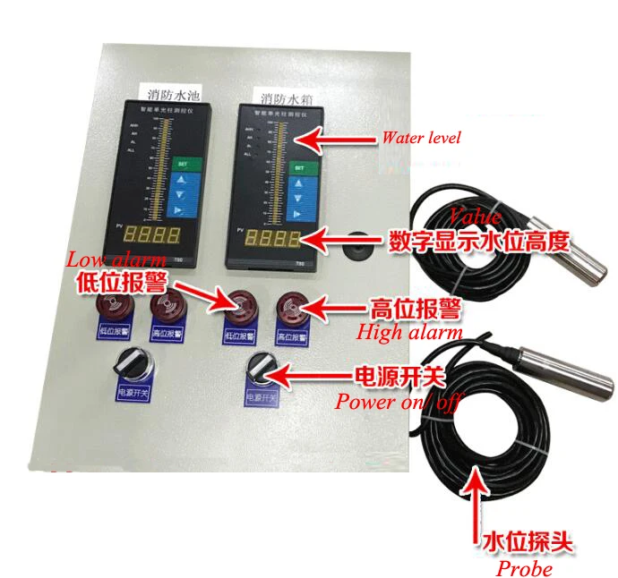 Топливный бак жидкости глубина измеритель уровня раковина сигнализация