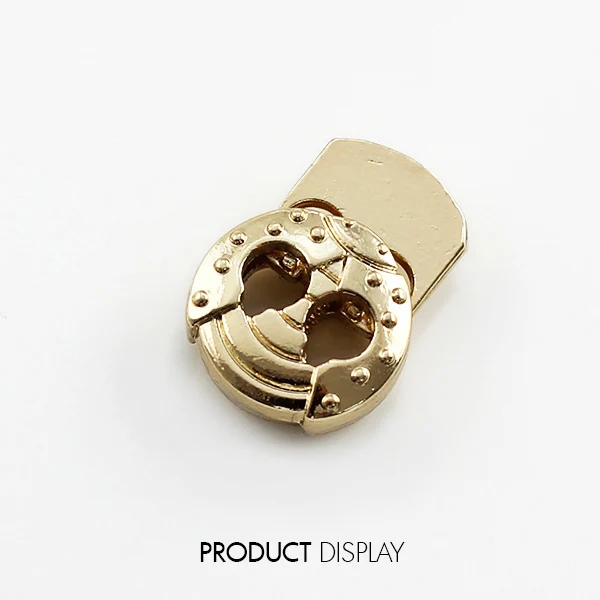 Металлический стопор золотистого цвета 100 переключатель для пряжки зажим шнура