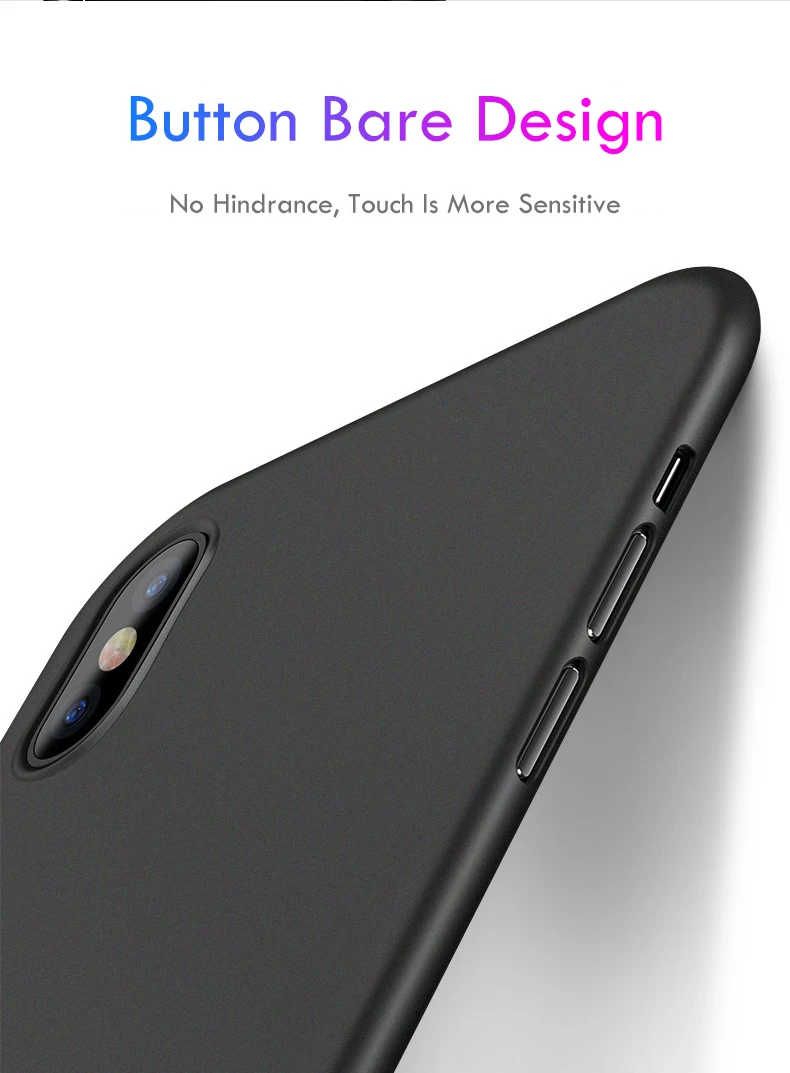 Ультра тонкий чехол для телефона 0,26 мм для Iphone Xr Xs Max X 8 7 6 6s Plus матовый прозрачный футляр для Iphone 11 Pro Max задняя крышка