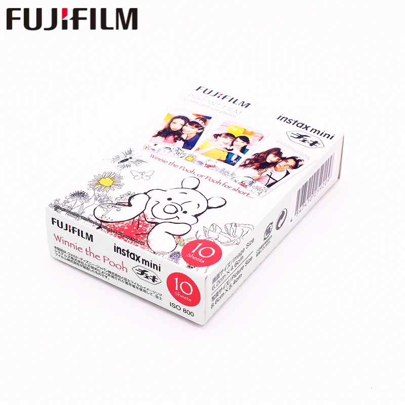Fujifilm 20 листов Instax Mini Винни Пух медовый медведь мгновенная пленка фотобумага для 8
