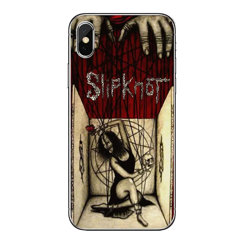 Для iPod Touch iPhone 4 4S 5 5S 5C SE 6 S 7 8 X XR XS плюс MAX тяжелый металл группа Slipknot