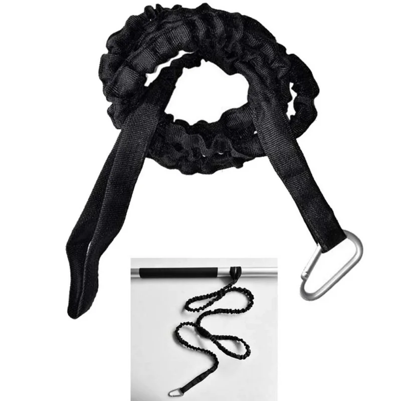 Canoe Buckle Boat Accessories Paddle Rope Durable Carabiner Lanyard Belt Safety Rod Traction Leather | Спорт и развлечения