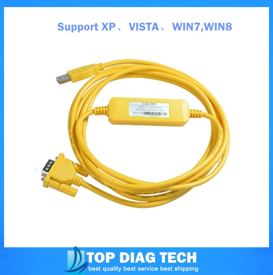 Высококачественный ПЛК кабель программирования PLC ПК USB адаптер RS485 для Siemens PPI S7 200