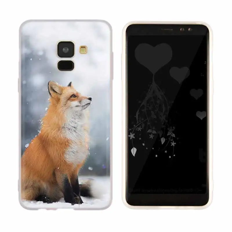 a3 Г-н милое платье с лисой для samsung Galaxy A10/A30/A40/A50/A70 A9 A8 A6 a7 A3 A5 ТПУ чехол мягкое сиденье автомобиля - Цвет: a3