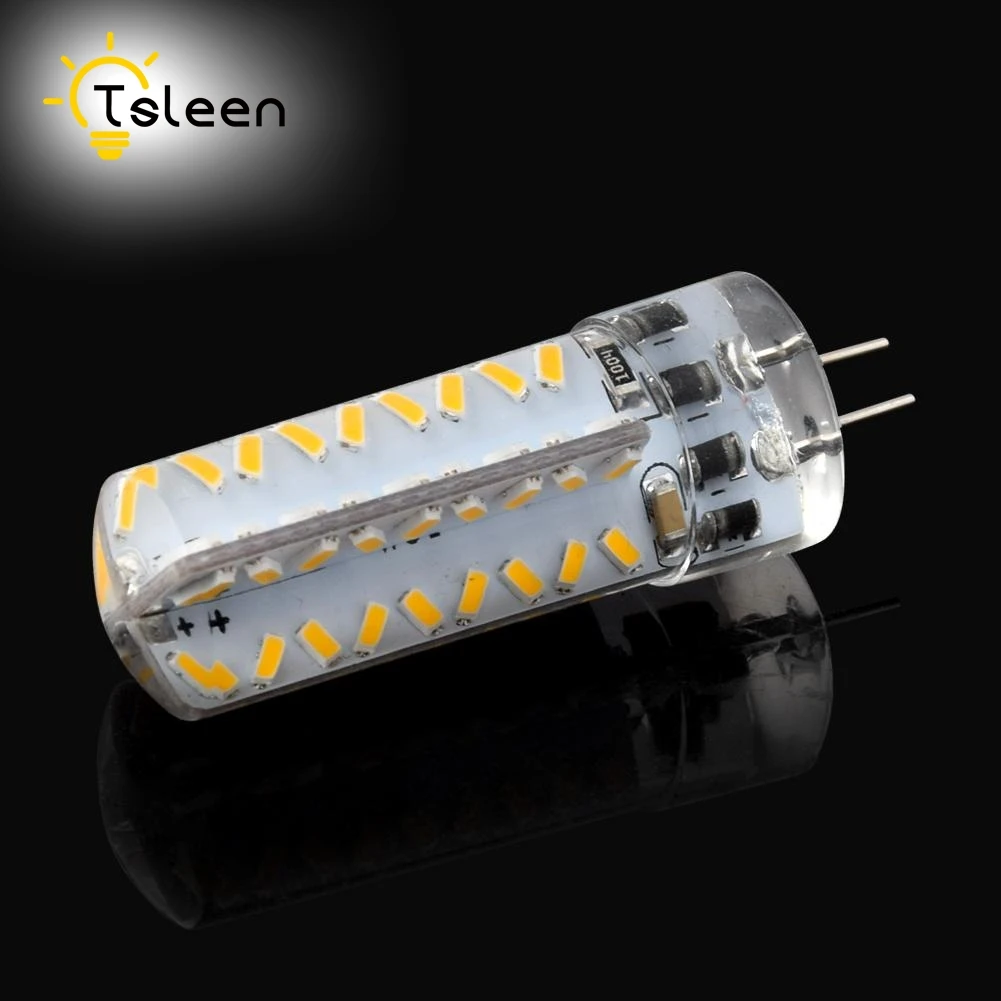 Недорогой качественный светодиодный светильник G4 AC DC 12V 220V 3014SMD ультра яркий 3,5 W 6W 7W 8W Холодный теплый белый светодиодный светильник