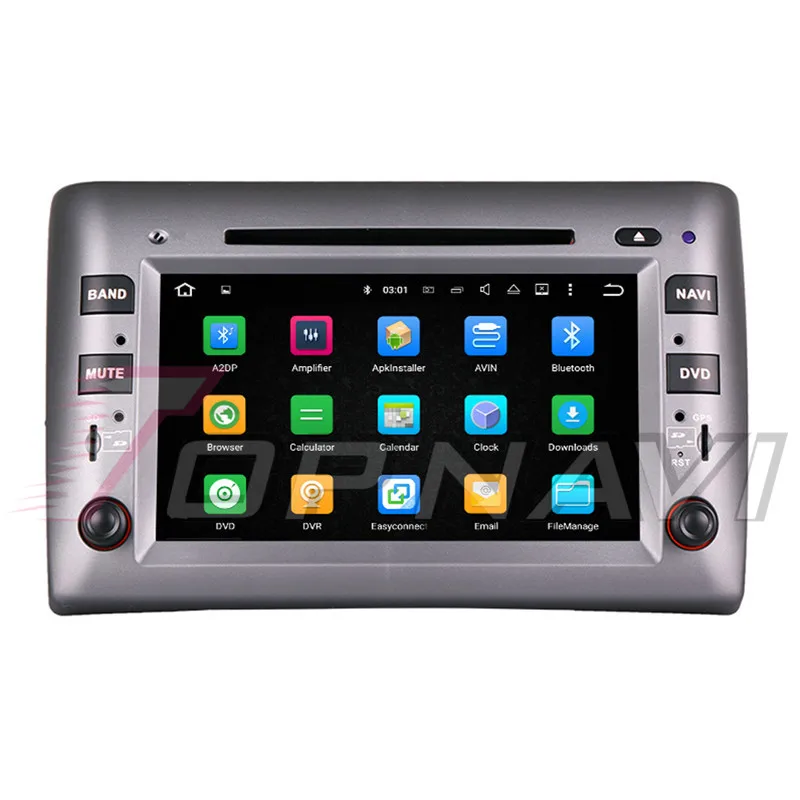 Автомобильный DVD плеер Topnavi Android 10 0 для Fiat Stilo 2002 2003 2004 2005 2006 2007 2008 2009 2010 Стерео GPS