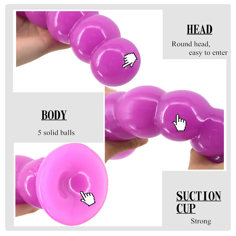 Большой фаллоимитатор FAAK анальная пробка с мощным всасыванием Анальная интимные