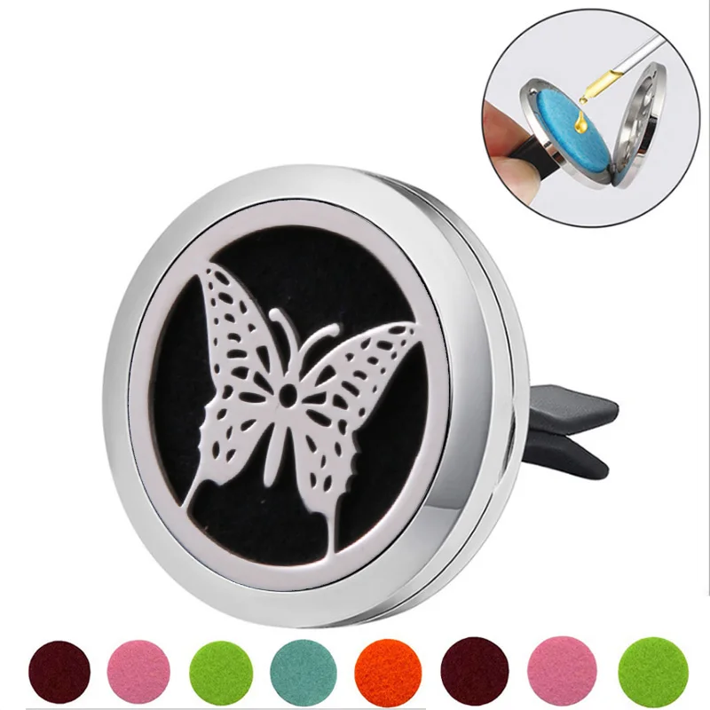Бабочка из нержавеющей стали освежитель воздуха для автомобиля духи эфирное